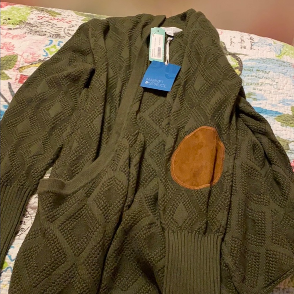 Market and spruce cardigan